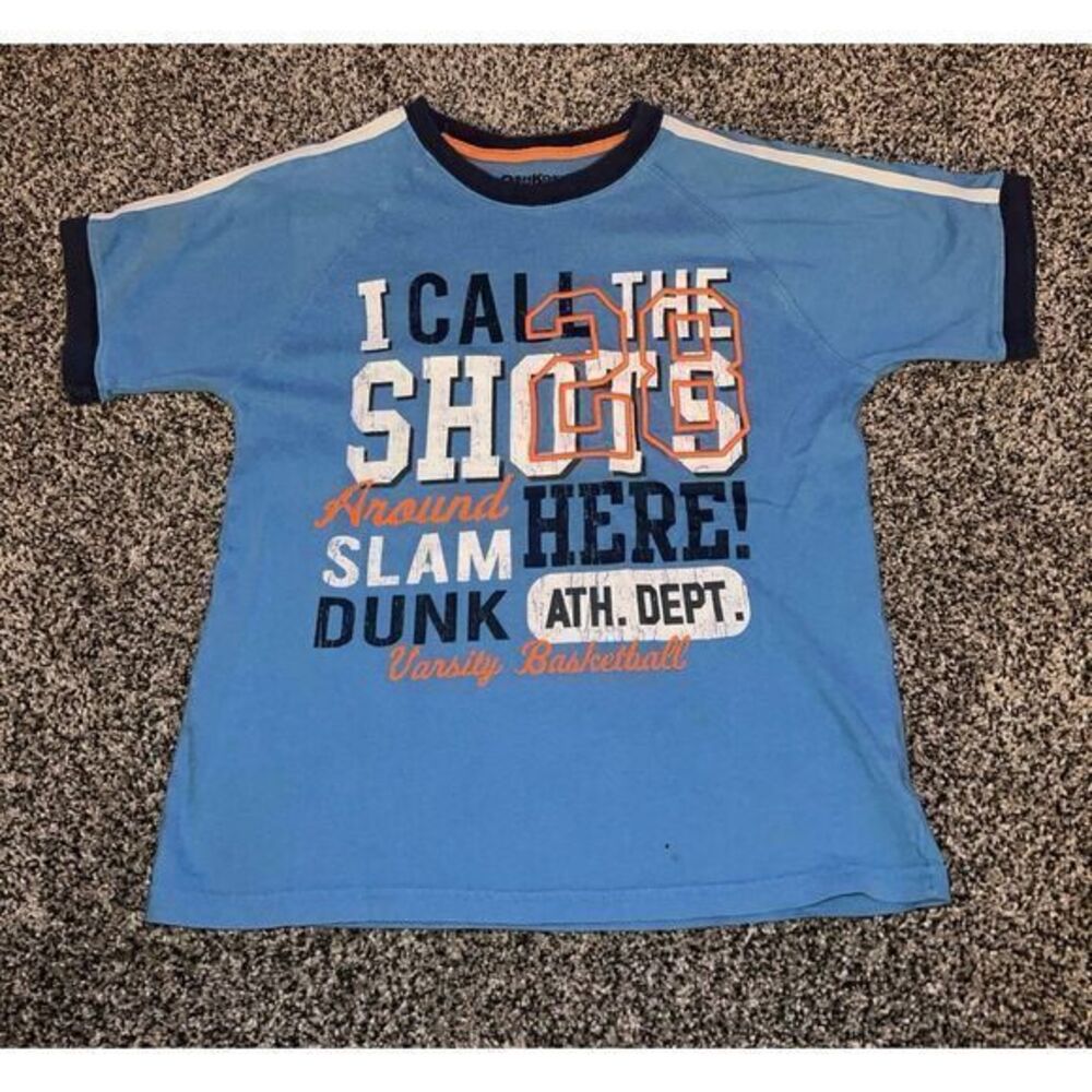 oshkosh B'gosh Boys "I call the‎ shots around here." Short sleeve tee size 8